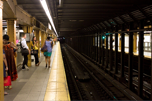 yoga times square subway air conditioning